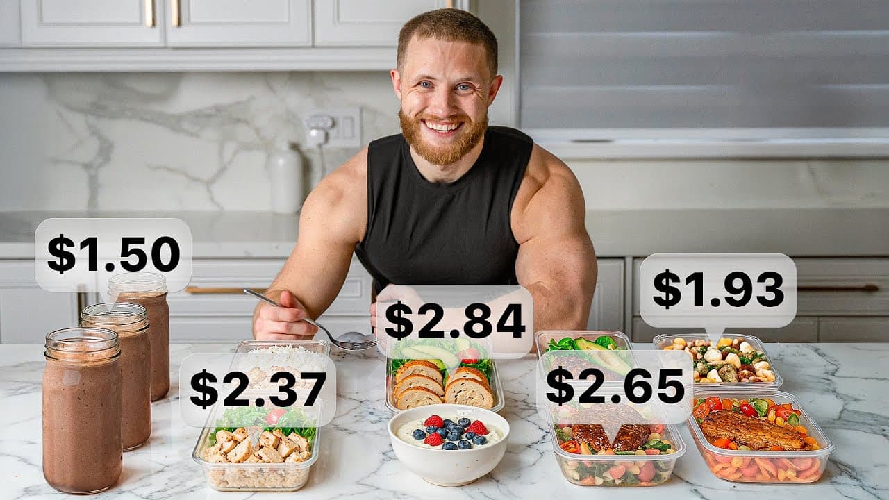 How To Get Jacked For $10/Day (Healthy Meals On A Budget)